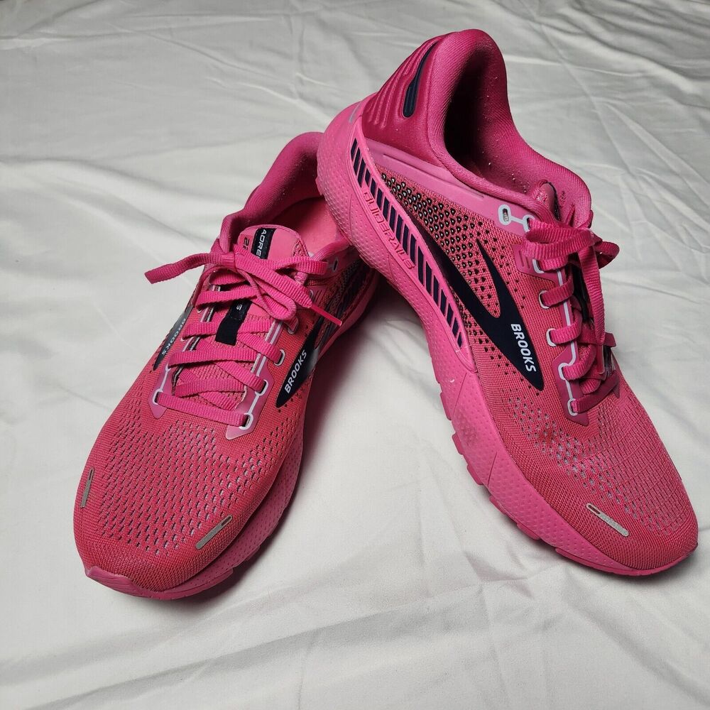 Brooks Womens 11.5 Adrenaline GTS 22 Pink - Picture 1 of 8